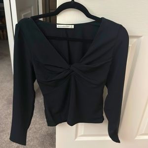 Abercrombie Black Long sleeve shirt